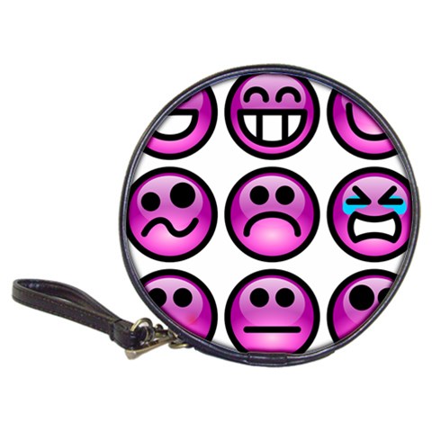 Chronic Pain Emoticons CD Wallet from ArtsNow.com Front