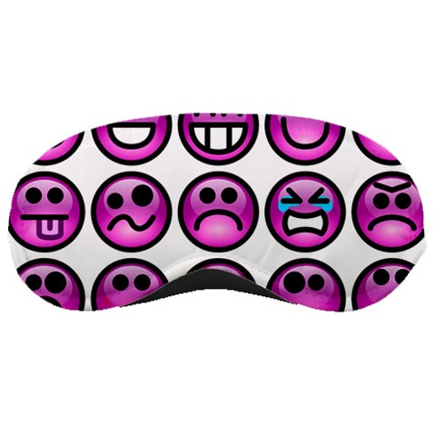 Chronic Pain Emoticons Sleeping Mask from ArtsNow.com Front