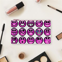 Chronic Pain Emoticons Cosmetic Bag (Small) from ArtsNow.com Front