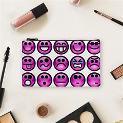 Chronic Pain Emoticons Cosmetic Bag (Small) from ArtsNow.com Front