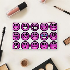 Chronic Pain Emoticons Cosmetic Bag (Small) from ArtsNow.com Back