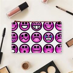 Chronic Pain Emoticons Cosmetic Bag (Medium) from ArtsNow.com Front