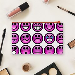 Chronic Pain Emoticons Cosmetic Bag (Medium) from ArtsNow.com Back