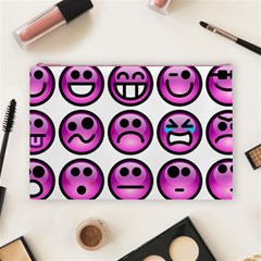 Chronic Pain Emoticons Cosmetic Bag (Large) from ArtsNow.com Front