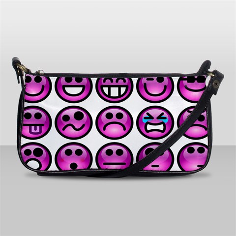 Chronic Pain Emoticons Evening Bag from ArtsNow.com Front