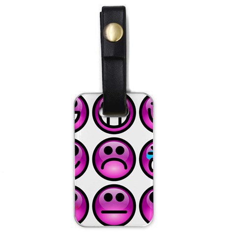 Chronic Pain Emoticons Luggage Tag (One Side) from ArtsNow.com Front