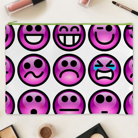 Chronic Pain Emoticons Cosmetic Bag (XXXL) from ArtsNow.com Front