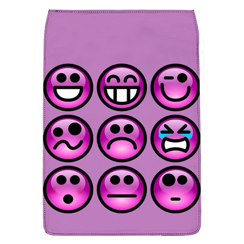 Chronic Pain Emoticons Removable Flap Cover (Large) from ArtsNow.com Front