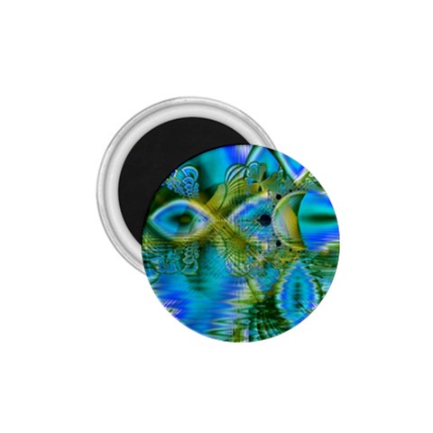 Mystical Spring, Abstract Crystal Renewal 1.75  Button Magnet from ArtsNow.com Front