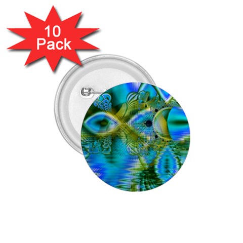 Mystical Spring, Abstract Crystal Renewal 1.75  Button (10 pack) from ArtsNow.com Front