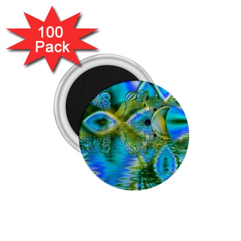 Mystical Spring, Abstract Crystal Renewal 1.75  Button Magnet (100 pack) from ArtsNow.com Front