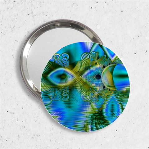 Mystical Spring, Abstract Crystal Renewal Handbag Mirror (2.25 ) from ArtsNow.com Front