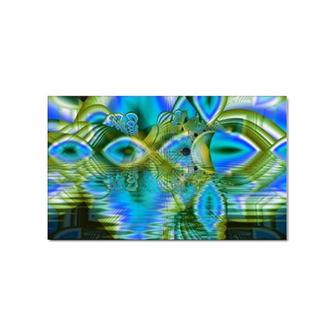 Mystical Spring, Abstract Crystal Renewal Sticker (Rectangle) from ArtsNow.com Front