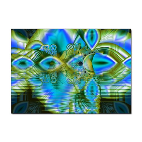 Mystical Spring, Abstract Crystal Renewal A4 Sticker 100 Pack from ArtsNow.com Front