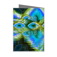 Mystical Spring, Abstract Crystal Renewal Mini Greeting Card from ArtsNow.com Right