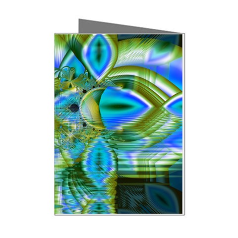 Mystical Spring, Abstract Crystal Renewal Mini Greeting Card (8 Pack) from ArtsNow.com Left