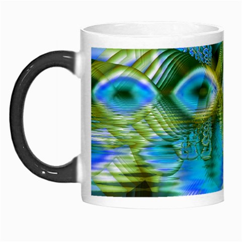 Mystical Spring, Abstract Crystal Renewal Morph Mug from ArtsNow.com Left