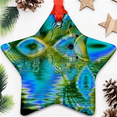 Mystical Spring, Abstract Crystal Renewal Star Ornament (Two Sides) from ArtsNow.com Front