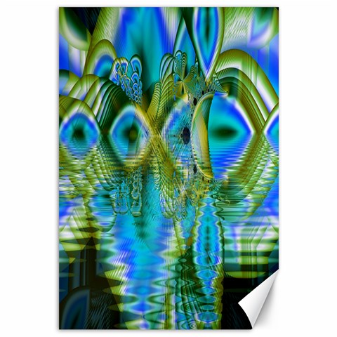 Mystical Spring, Abstract Crystal Renewal Canvas 12  x 18  (Unframed) from ArtsNow.com 11.88 x17.36  Canvas - 1