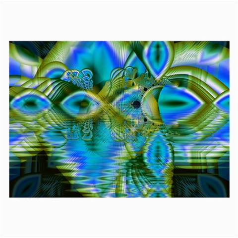 Mystical Spring, Abstract Crystal Renewal Glasses Cloth (Large) from ArtsNow.com Front