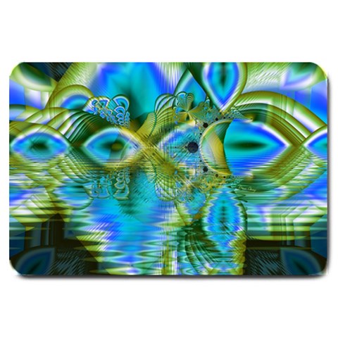 Mystical Spring, Abstract Crystal Renewal Large Door Mat from ArtsNow.com 30 x20  Door Mat