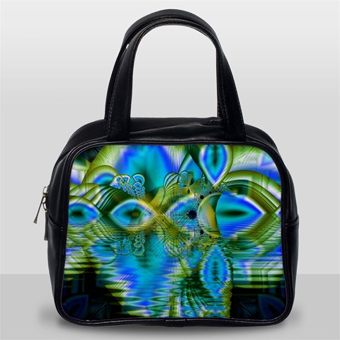 Mystical Spring, Abstract Crystal Renewal Classic Handbag (One Side) from ArtsNow.com Front