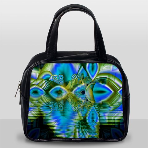 Mystical Spring, Abstract Crystal Renewal Classic Handbag (Two Sides) from ArtsNow.com Back