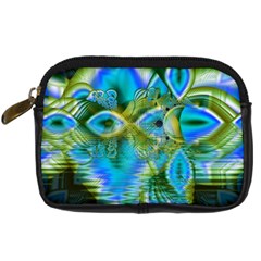 Mystical Spring, Abstract Crystal Renewal Digital Camera Leather Case from ArtsNow.com Front