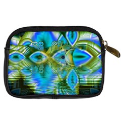 Mystical Spring, Abstract Crystal Renewal Digital Camera Leather Case from ArtsNow.com Back