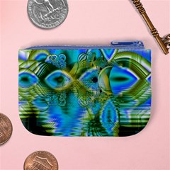 Mystical Spring, Abstract Crystal Renewal Coin Change Purse from ArtsNow.com Back