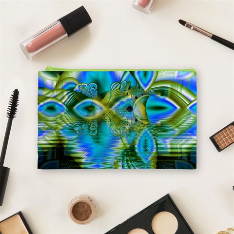 Mystical Spring, Abstract Crystal Renewal Cosmetic Bag (Medium) from ArtsNow.com Front