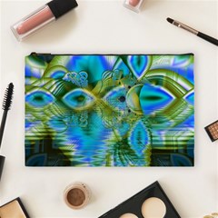 Mystical Spring, Abstract Crystal Renewal Cosmetic Bag (Large) from ArtsNow.com Front