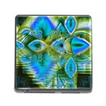 Mystical Spring, Abstract Crystal Renewal Memory Card Reader with Storage (Square)