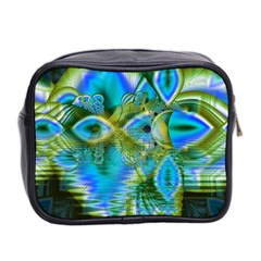 Mystical Spring, Abstract Crystal Renewal Mini Travel Toiletry Bag (Two Sides) from ArtsNow.com Back