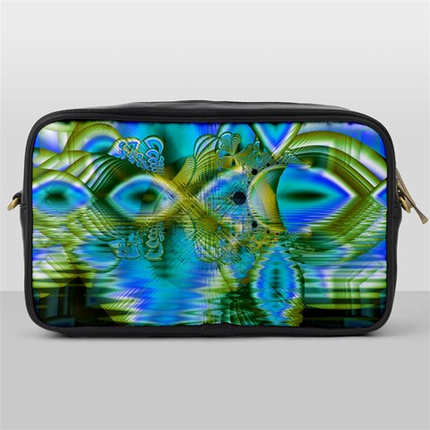 Mystical Spring, Abstract Crystal Renewal Travel Toiletry Bag (One Side) from ArtsNow.com Front