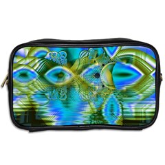 Mystical Spring, Abstract Crystal Renewal Travel Toiletry Bag (Two Sides) from ArtsNow.com Back