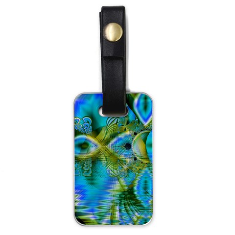 Mystical Spring, Abstract Crystal Renewal Luggage Tag (One Side) from ArtsNow.com Front