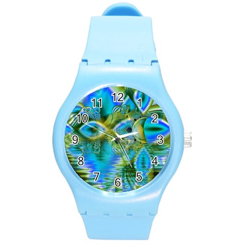 Mystical Spring, Abstract Crystal Renewal Plastic Sport Watch (Medium) from ArtsNow.com Front