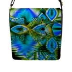 Mystical Spring, Abstract Crystal Renewal Flap Closure Messenger Bag (Large)