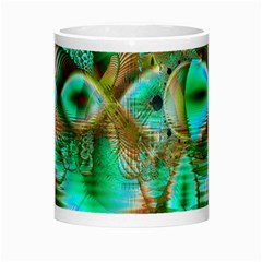 Spring Leaves, Abstract Crystal Flower Garden Morph Mug from ArtsNow.com Center