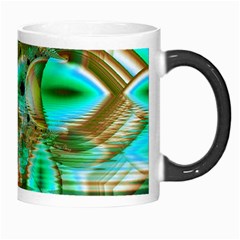 Spring Leaves, Abstract Crystal Flower Garden Morph Mug from ArtsNow.com Right