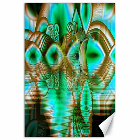 Spring Leaves, Abstract Crystal Flower Garden Canvas 20  x 30  (Unframed) from ArtsNow.com 19.62 x28.9  Canvas - 1