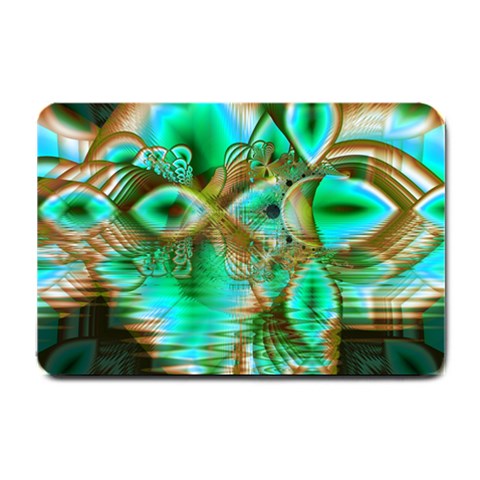 Spring Leaves, Abstract Crystal Flower Garden Small Door Mat from ArtsNow.com 24 x16  Door Mat