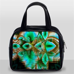 Spring Leaves, Abstract Crystal Flower Garden Classic Handbag (Two Sides) from ArtsNow.com Front