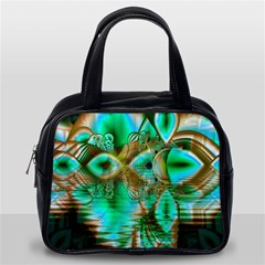 Spring Leaves, Abstract Crystal Flower Garden Classic Handbag (Two Sides) from ArtsNow.com Back