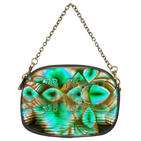 Spring Leaves, Abstract Crystal Flower Garden Chain Purse (Two Sided)  from ArtsNow.com Front