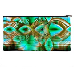 Spring Leaves, Abstract Crystal Flower Garden Pencil Case from ArtsNow.com Back