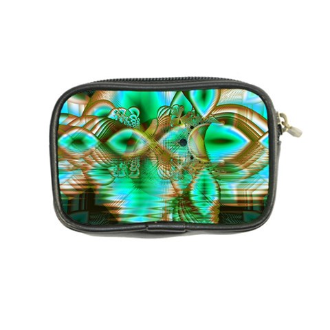 Spring Leaves, Abstract Crystal Flower Garden Coin Purse from ArtsNow.com Back