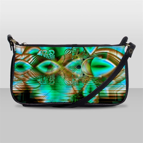 Spring Leaves, Abstract Crystal Flower Garden Evening Bag from ArtsNow.com Front