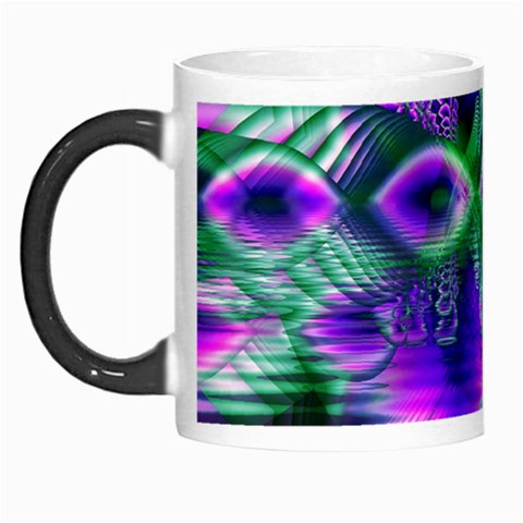 Evening Crystal Primrose, Abstract Night Flowers Morph Mug from ArtsNow.com Left